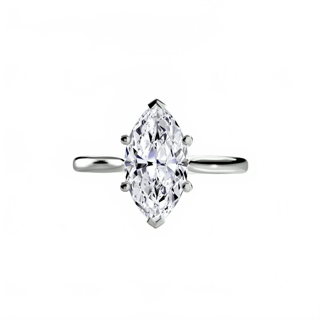 Solitaire Ring 1 in setting by 18 KARATS