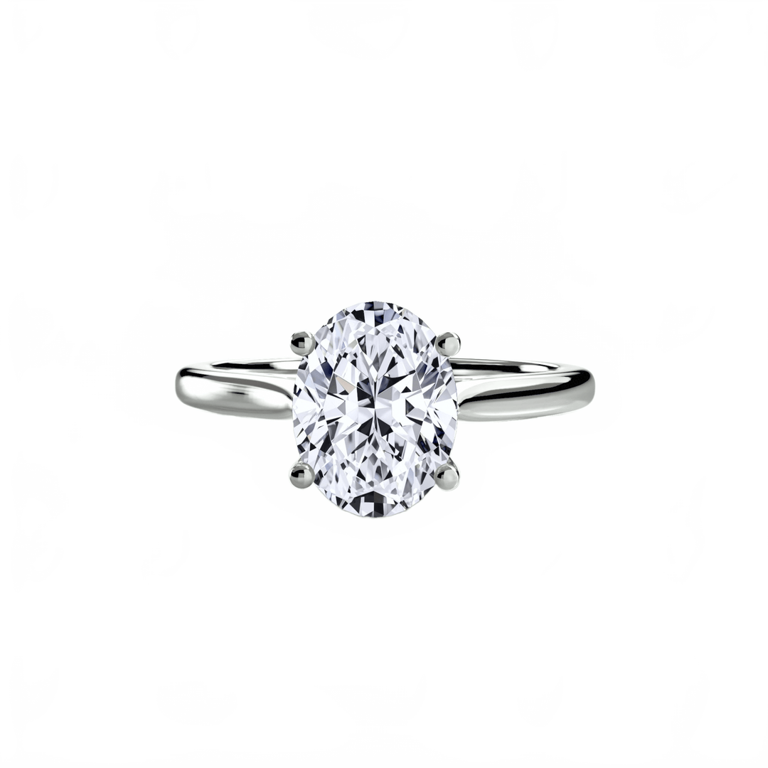 Solitaire Ring 1 in setting by 18 KARATS