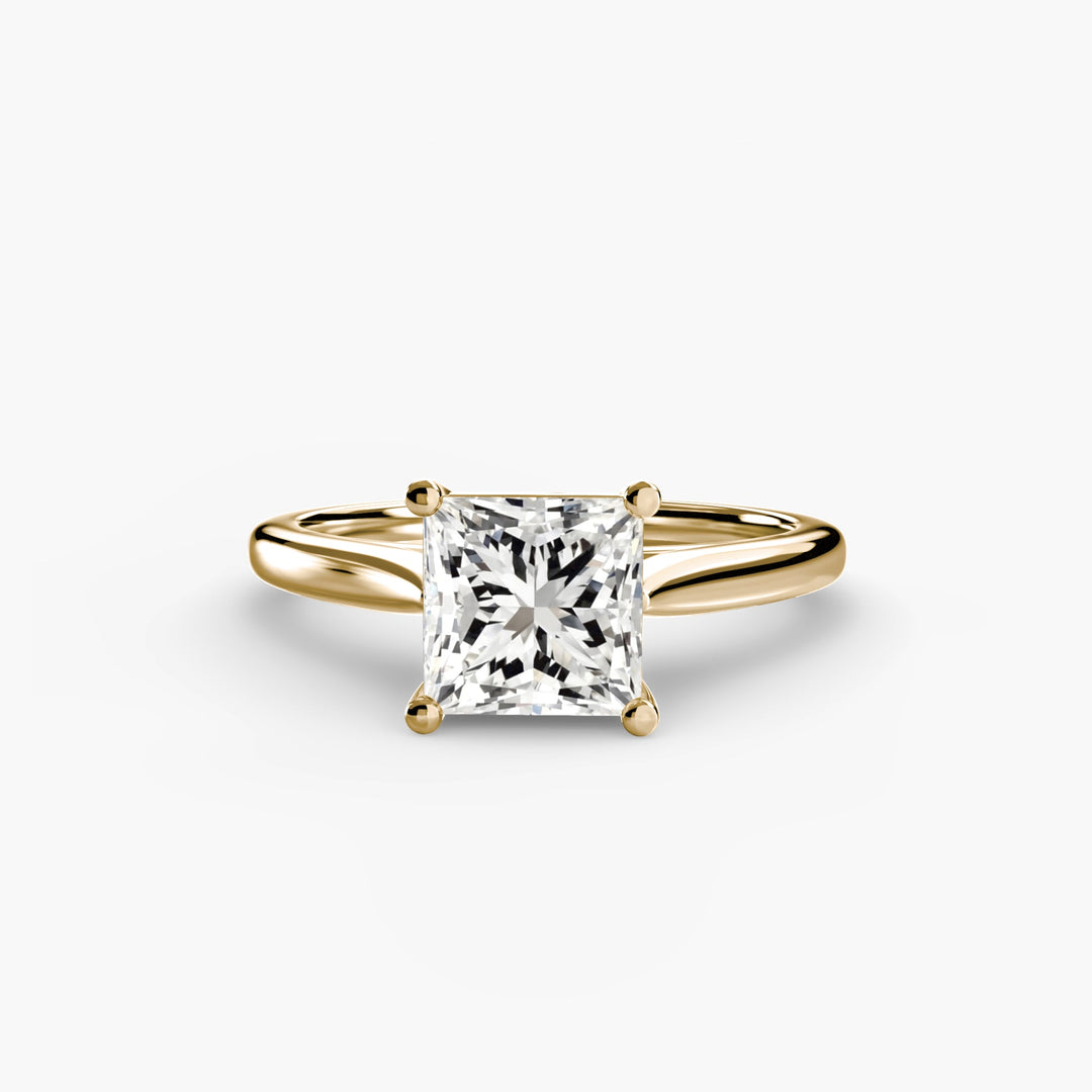 Solitaire Ring 1 in setting by 18 KARATS