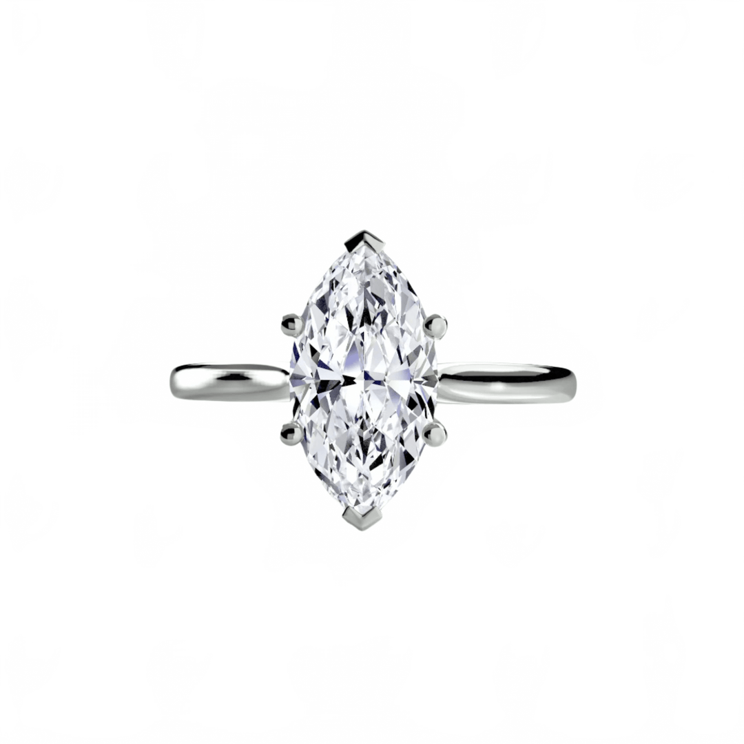Solitaire Ring 1 in setting by 18 KARATS