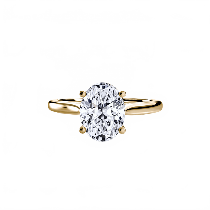 Solitaire Ring 1 in setting by 18 KARATS