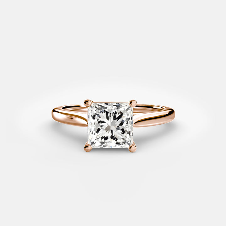 Solitaire Ring 1 in setting by 18 KARATS