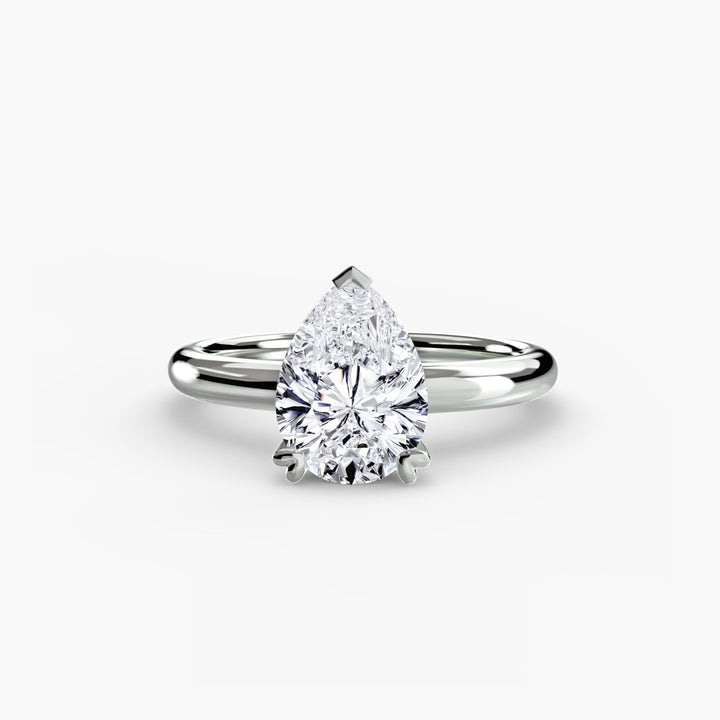 Solitaire Ring 2 in setting by 18 KARATS