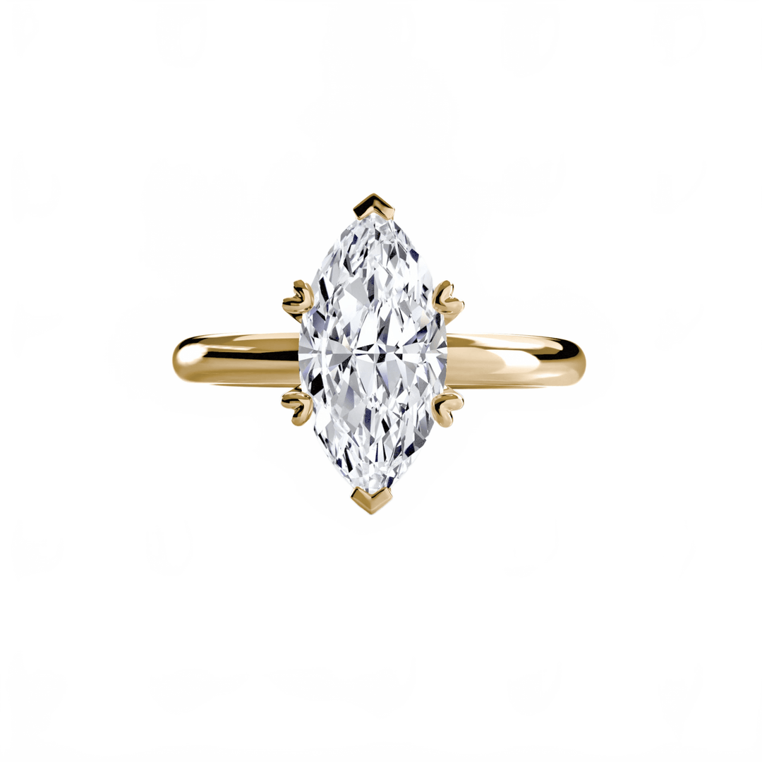 Solitaire Ring 2 in setting by 18 KARATS