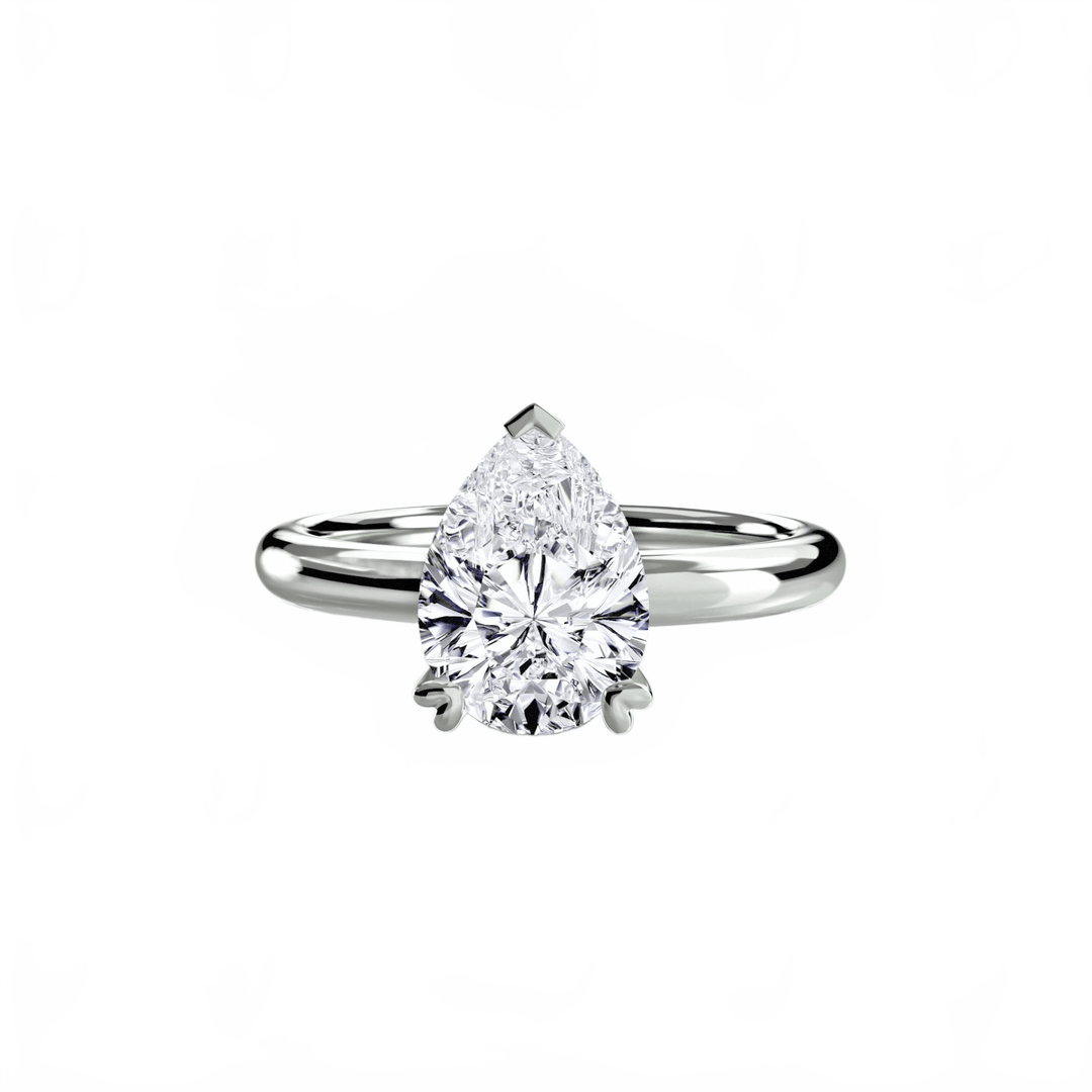 Solitaire Ring 2 in setting by 18 KARATS