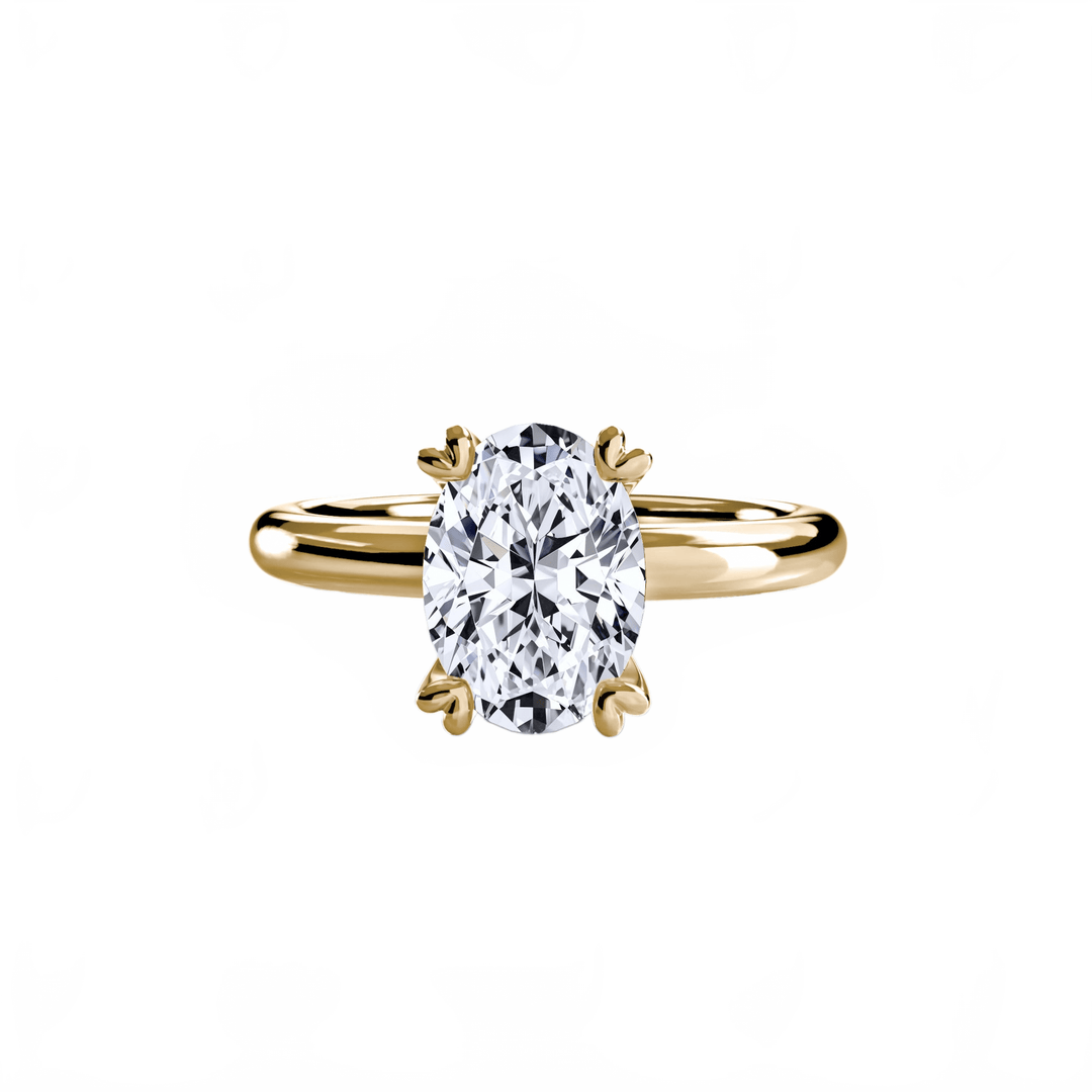 Solitaire Ring 2 in setting by 18 KARATS