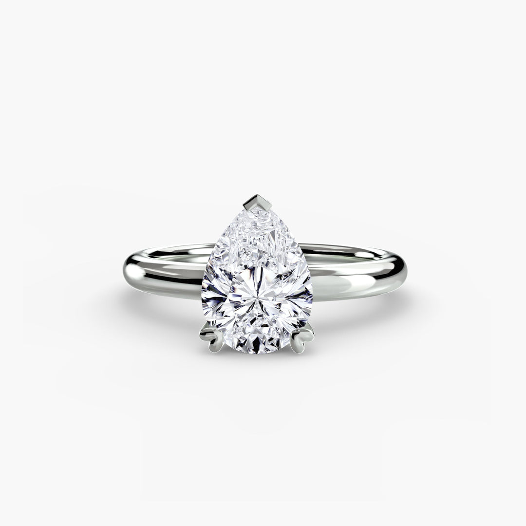 Solitaire Ring 2 in setting by 18 KARATS