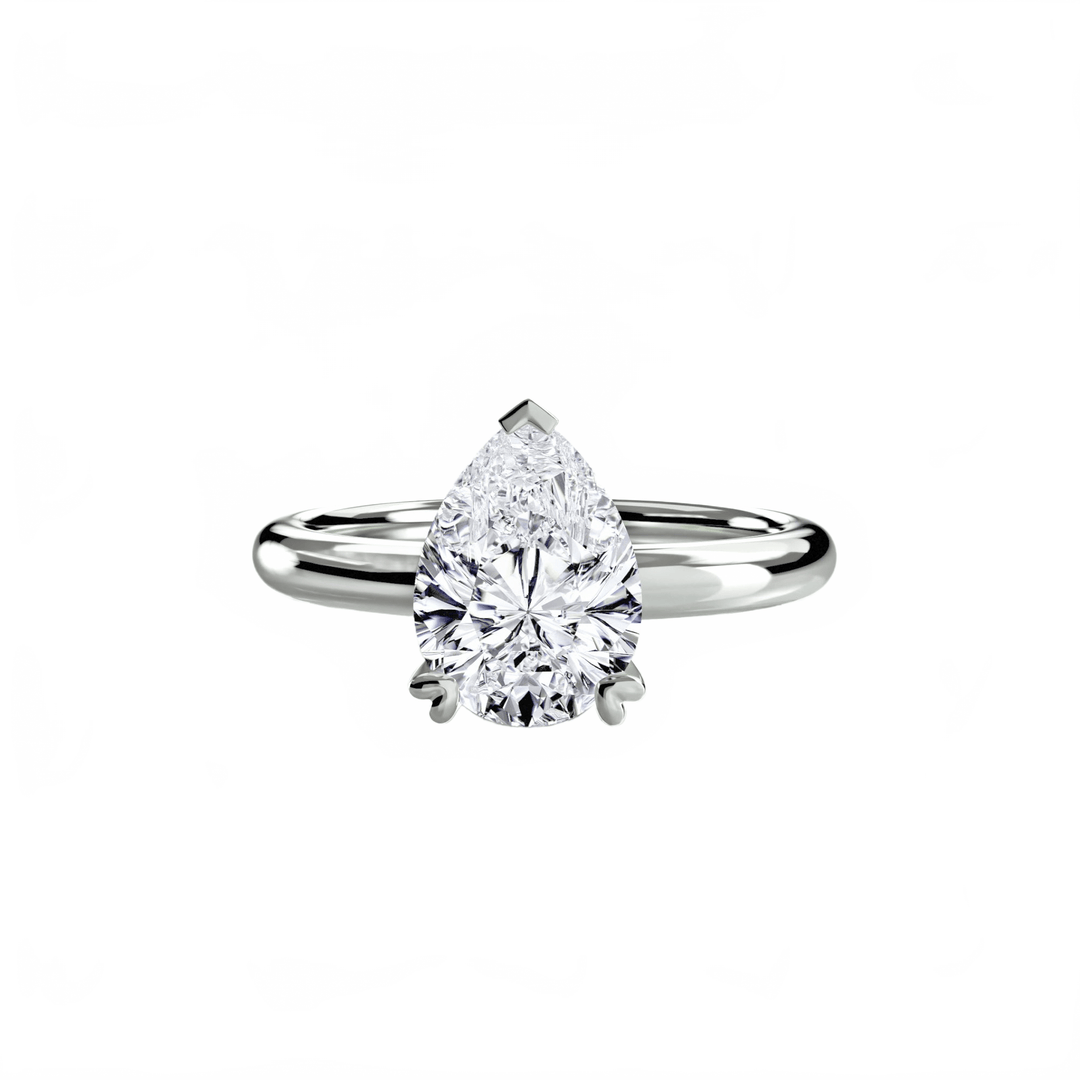 Solitaire Ring 2 in setting by 18 KARATS
