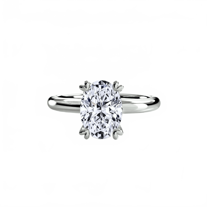 Solitaire Ring 2 in setting by 18 KARATS