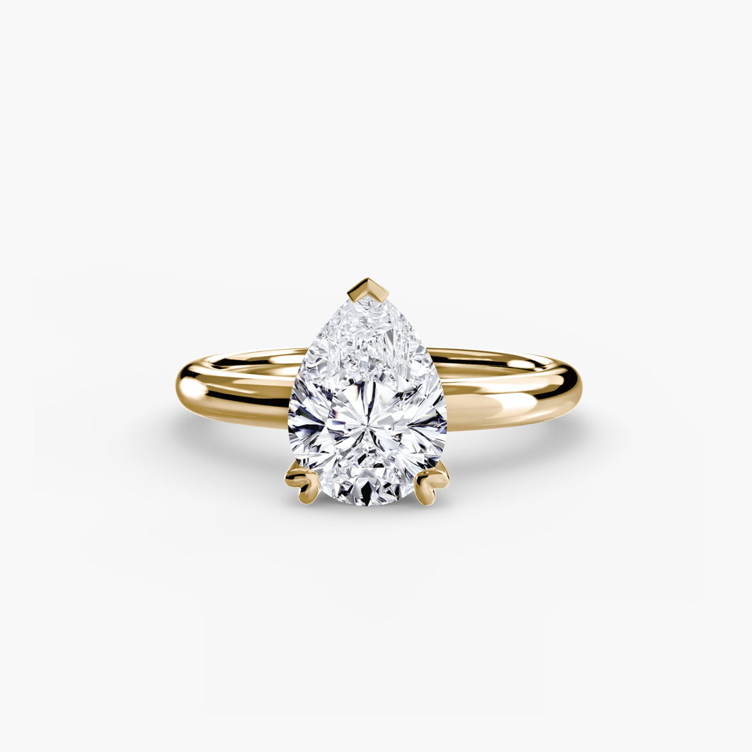 Solitaire Ring 2 in setting by 18 KARATS