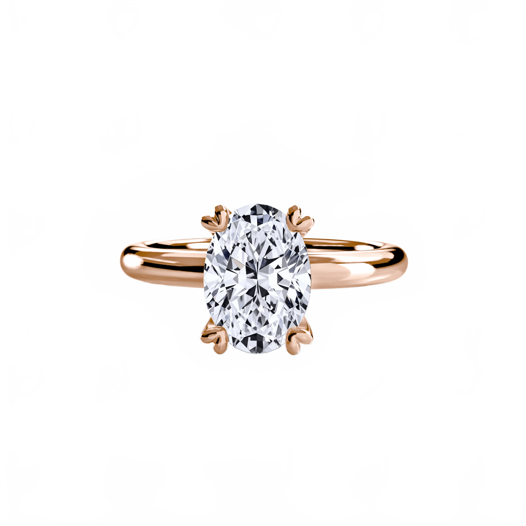 Solitaire Ring 2 in setting by 18 KARATS