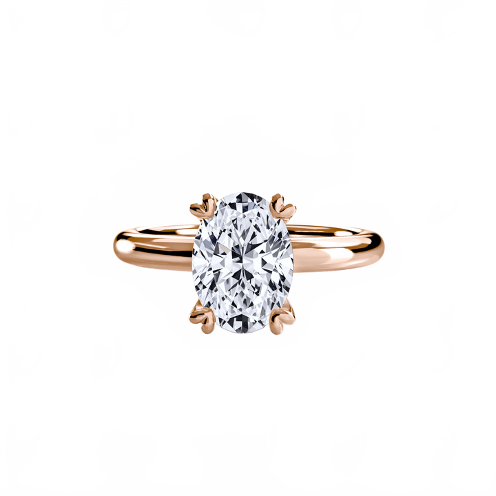 Solitaire Ring 2 in setting by 18 KARATS