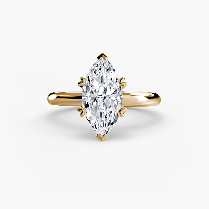Solitaire Ring 2 in setting by 18 KARATS