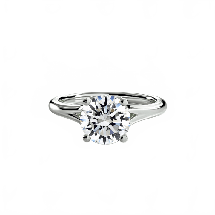 Solitaire ring 4 in setting by 18 KARATS