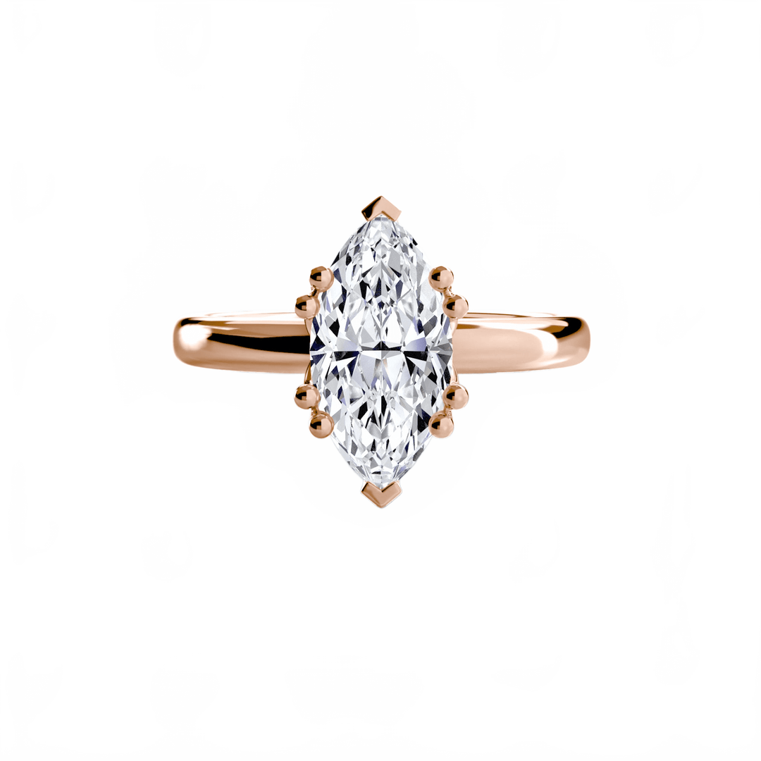 Solitaire Ring 5 in setting by 18 KARATS