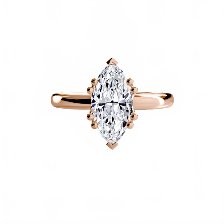 Solitaire Ring 5 in setting by 18 KARATS