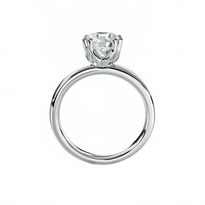 Solitaire Ring 5 in setting by 18 KARATS