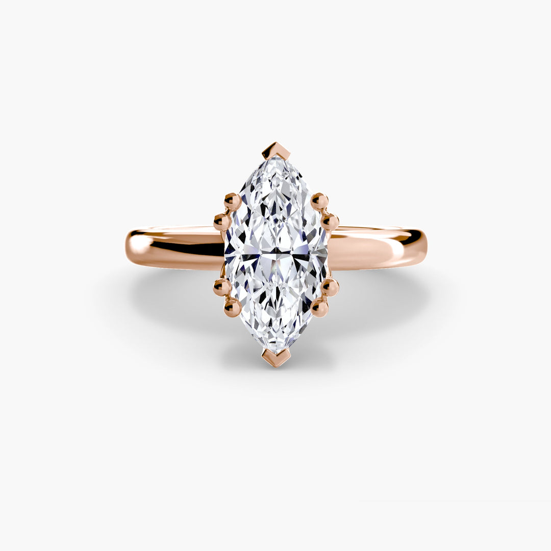 Solitaire Ring 5 in setting by 18 KARATS