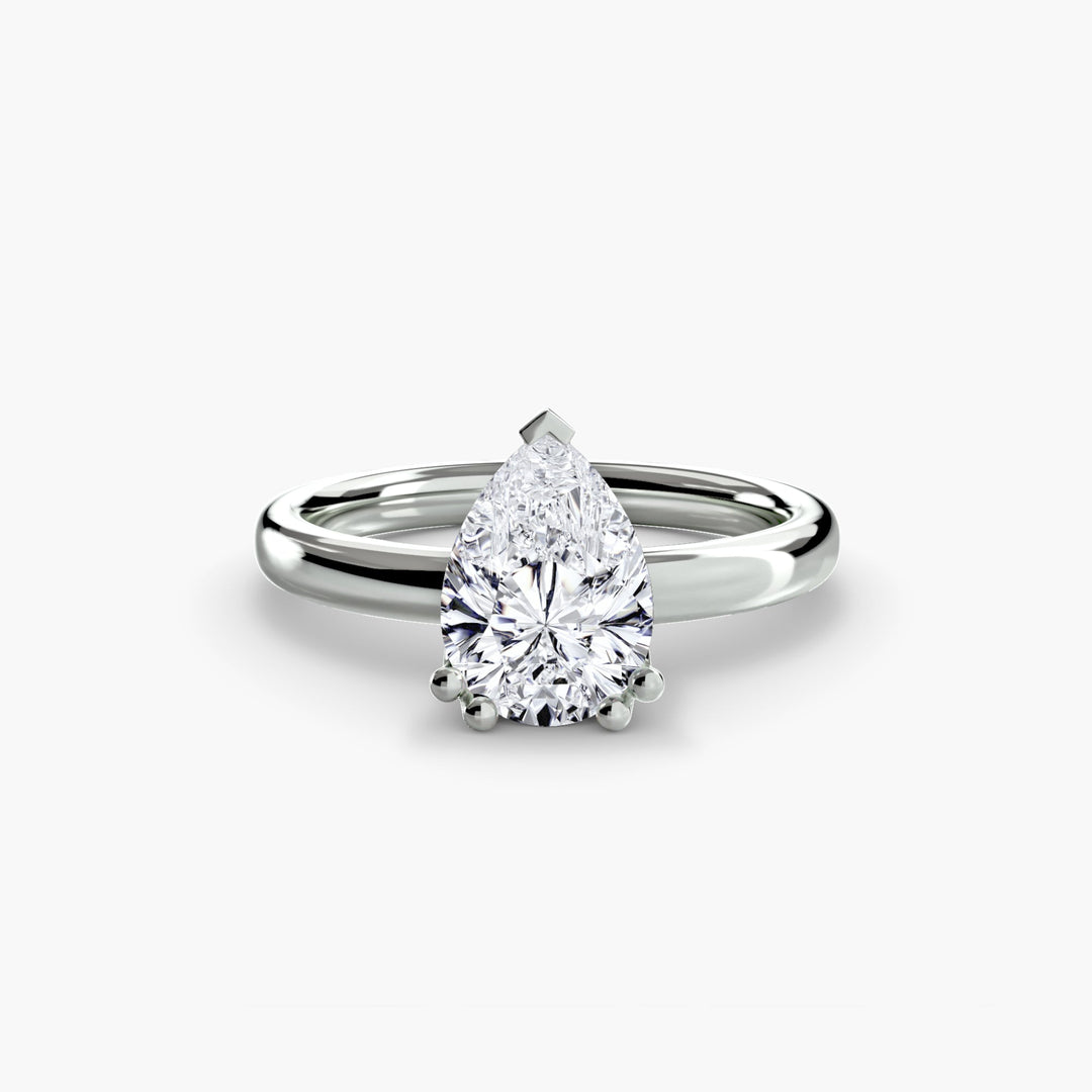 Solitaire Ring 5 in setting by 18 KARATS