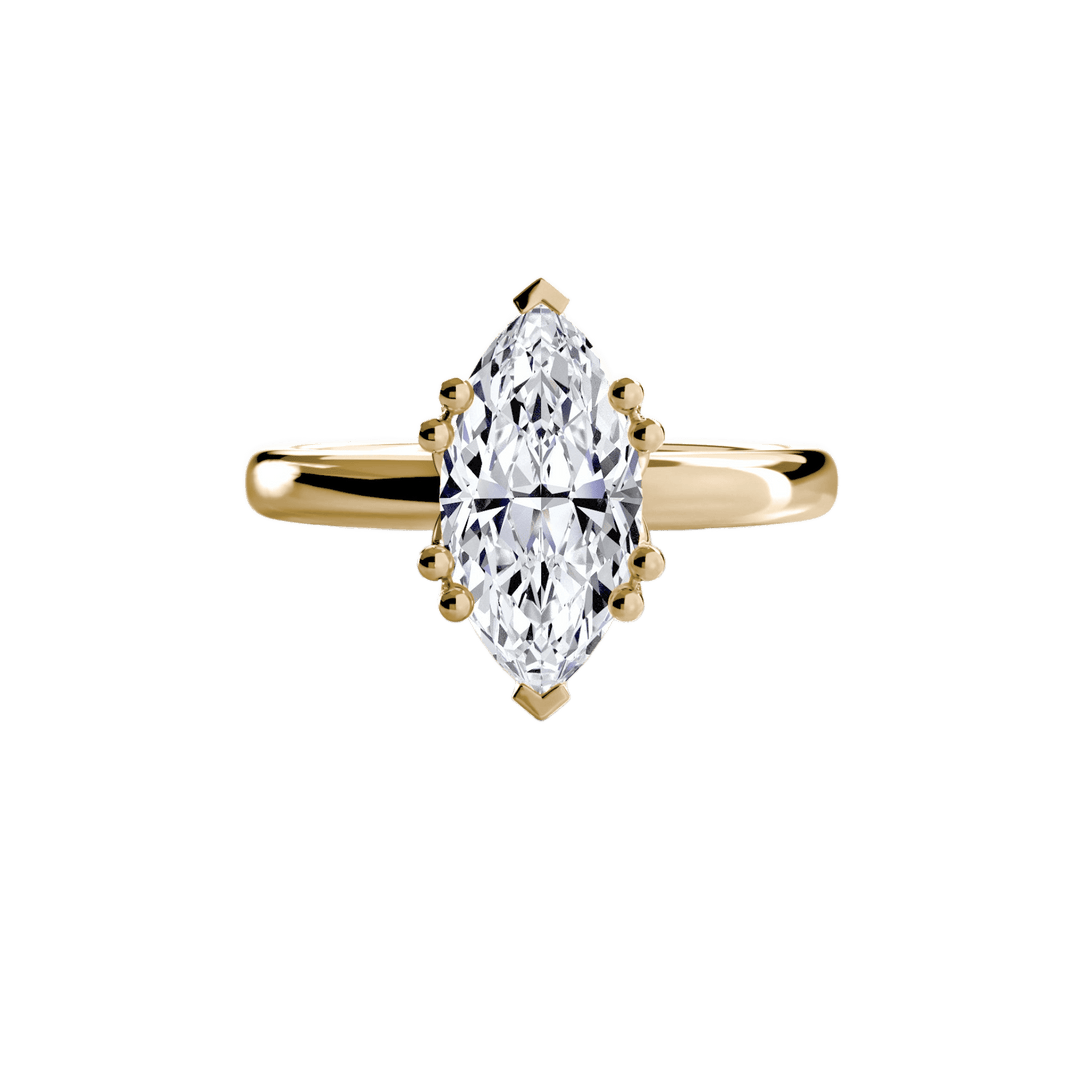 Solitaire Ring 5 in setting by 18 KARATS