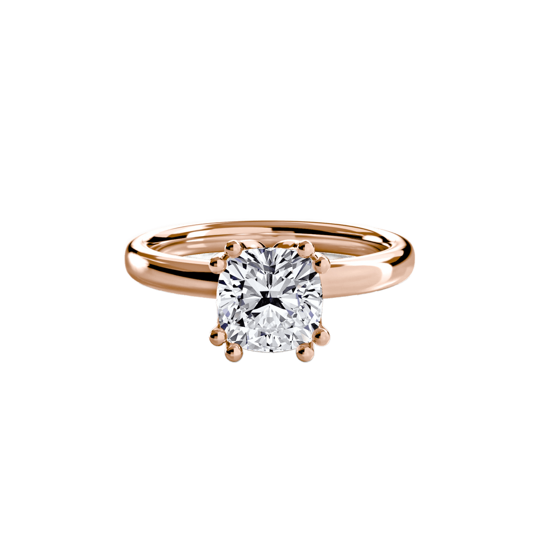 Solitaire Ring 5 in setting by 18 KARATS