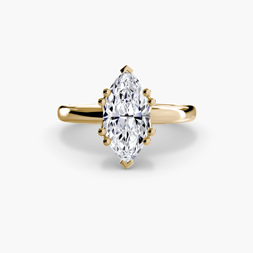 Solitaire Ring 5 in setting by 18 KARATS