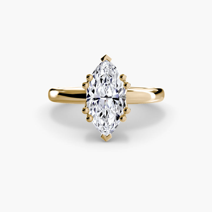 Solitaire Ring 5 in setting by 18 KARATS