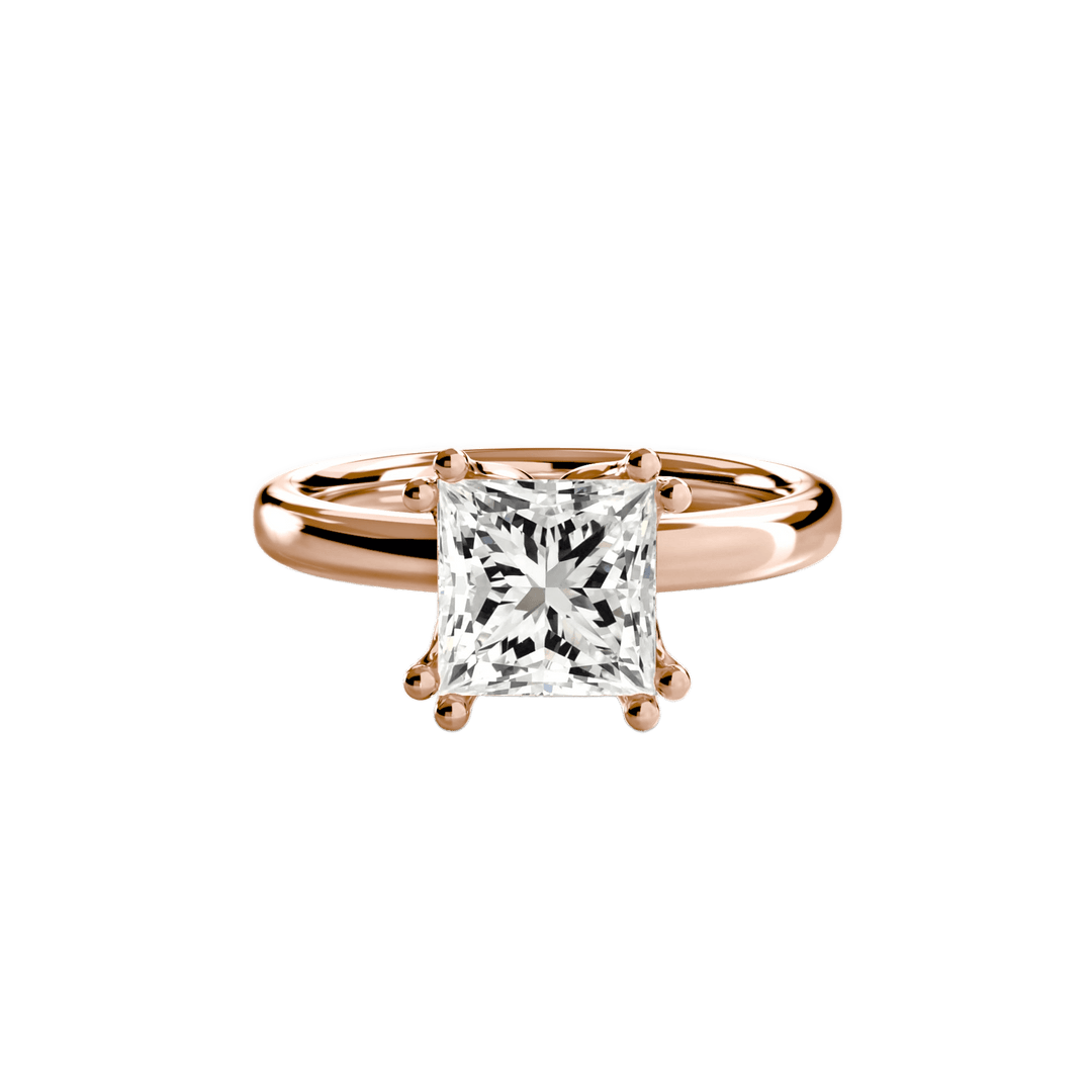 Solitaire Ring 5 in setting by 18 KARATS