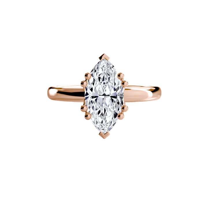 Solitaire Ring 5 in setting by 18 KARATS