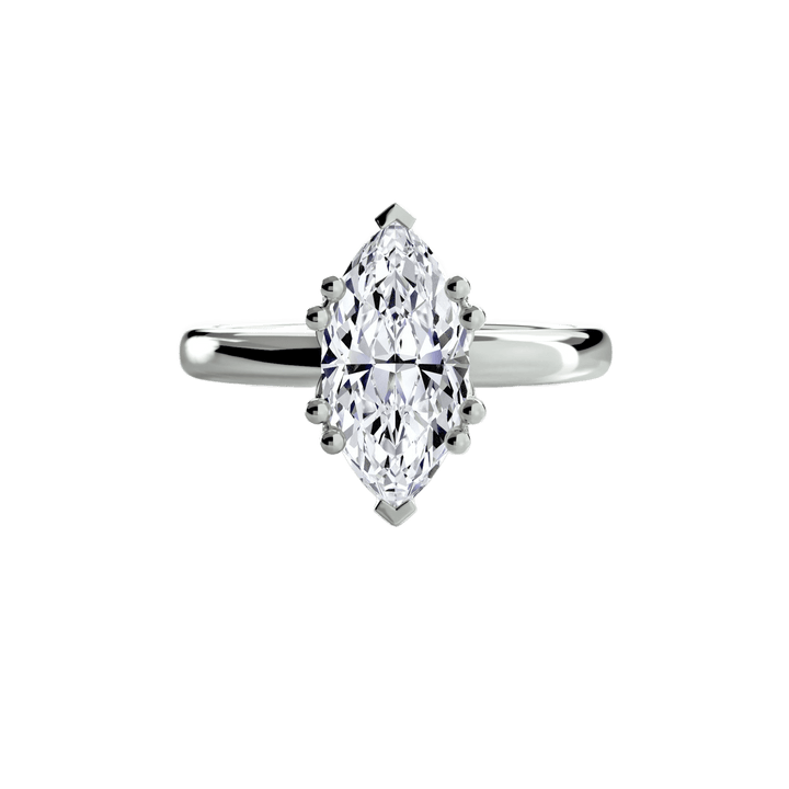Solitaire Ring 5 in setting by 18 KARATS