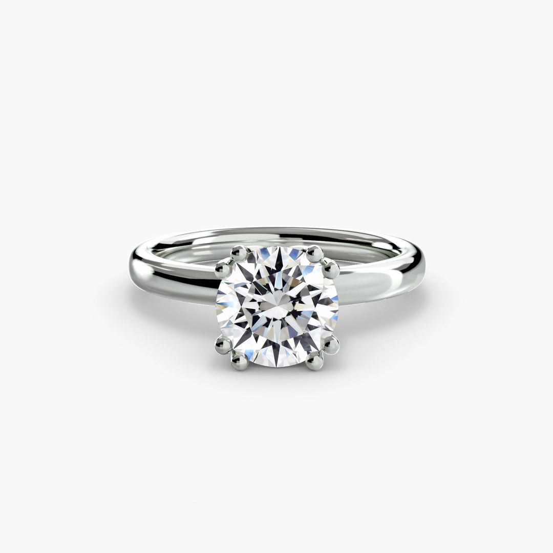Solitaire Ring 5 in setting by 18 KARATS