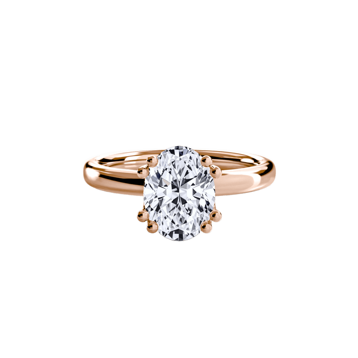 Solitaire Ring 5 in setting by 18 KARATS