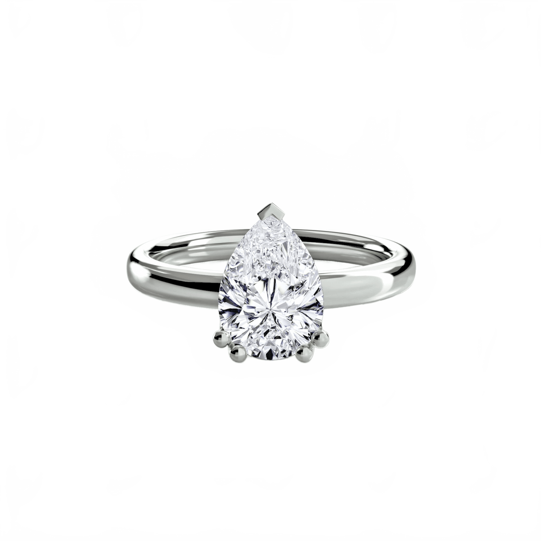 Solitaire Ring 5 in setting by 18 KARATS