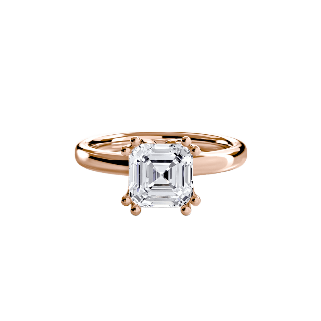 Solitaire Ring 5 in setting by 18 KARATS