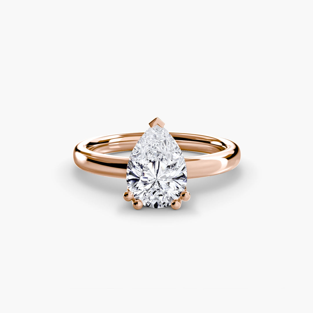 Solitaire Ring 5 in setting by 18 KARATS