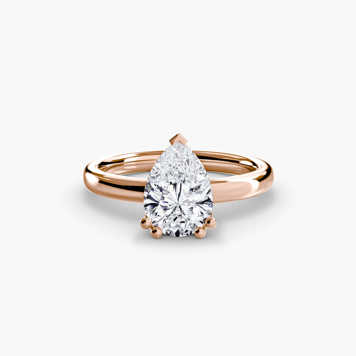 Solitaire Ring 5 in setting by 18 KARATS