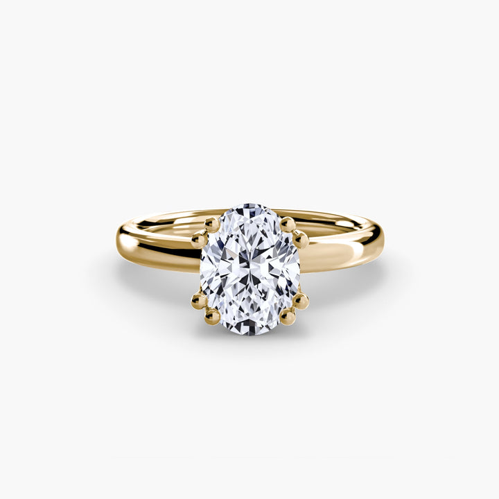 Solitaire Ring 5 in setting by 18 KARATS