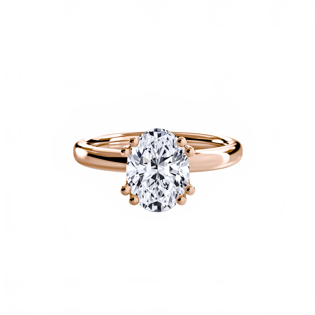 Solitaire Ring 5 in setting by 18 KARATS