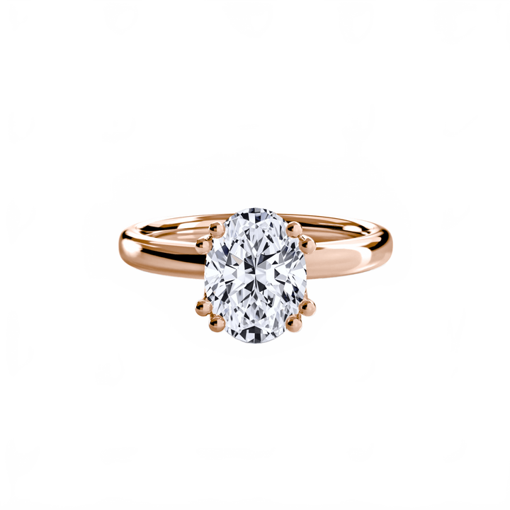 Solitaire Ring 5 in setting by 18 KARATS