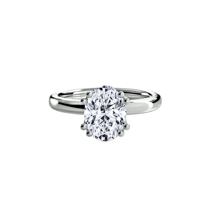 Solitaire Ring 5 in setting by 18 KARATS
