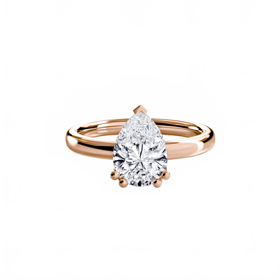 Solitaire Ring 5 in setting by 18 KARATS