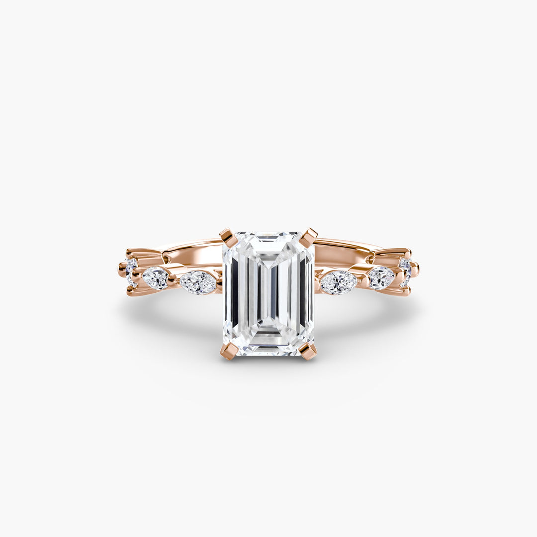 Solitaire With Eternity Pave in setting by 18 KARATS