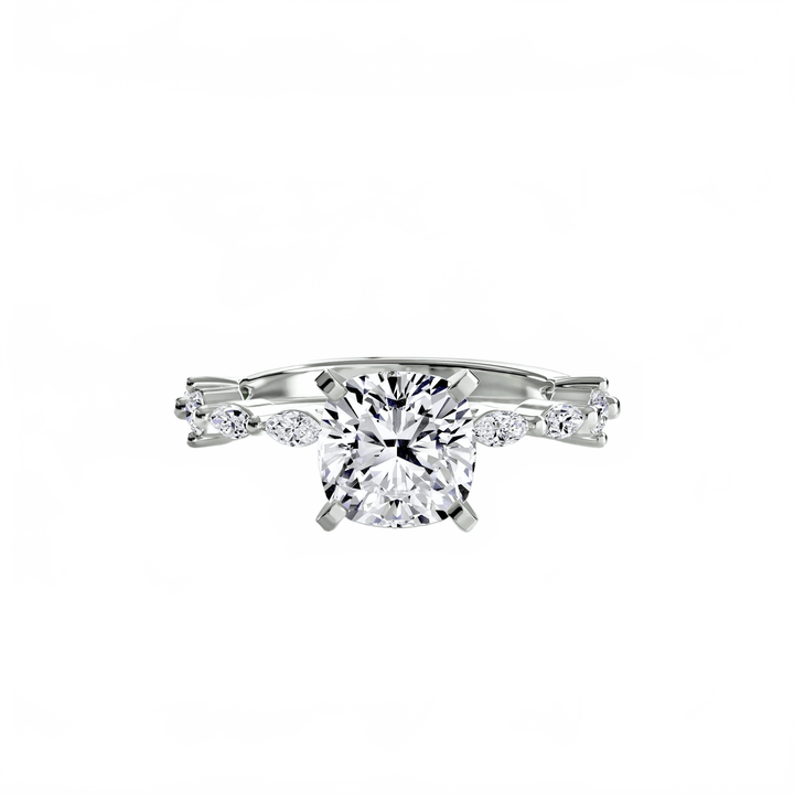 Solitaire With Eternity Pave in setting by 18 KARATS