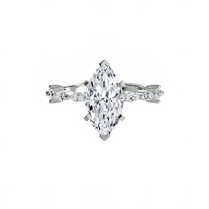 Solitaire With Eternity Pave in setting by 18 KARATS