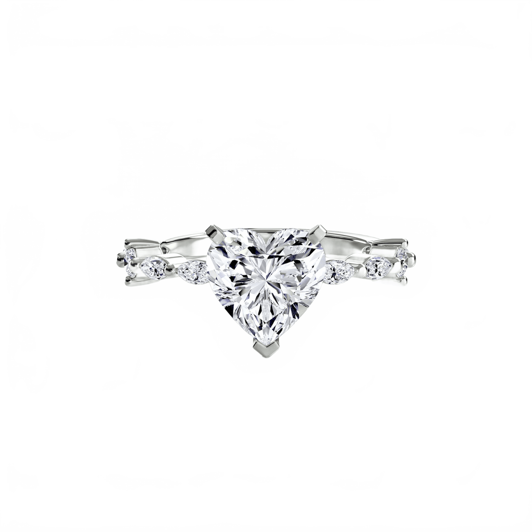 Solitaire With Eternity Pave in setting by 18 KARATS