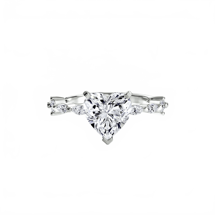 Solitaire With Eternity Pave in setting by 18 KARATS