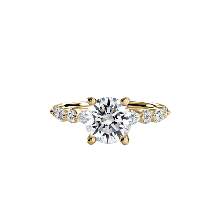 Solitaire With Eternity Pave 2 in setting by 18 KARATS