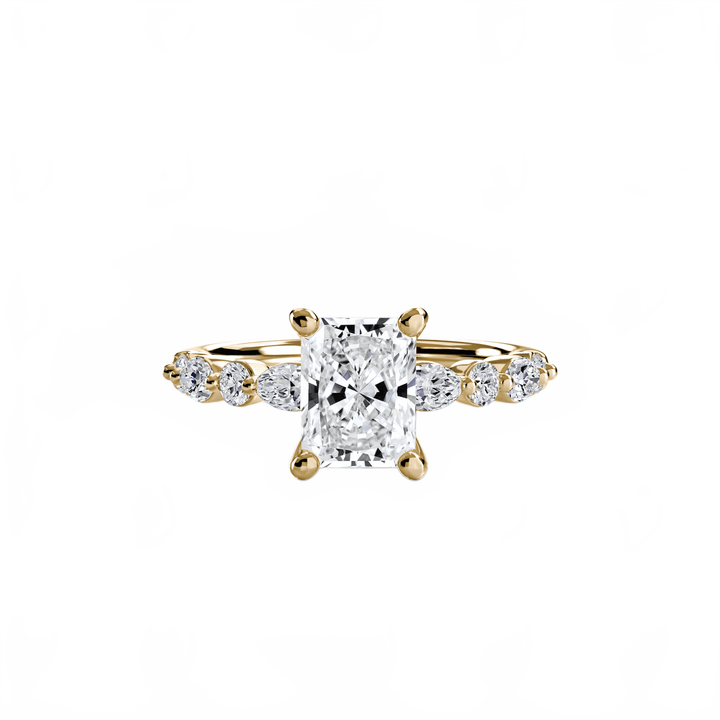 Solitaire With Eternity Pave 2 in setting by 18 KARATS