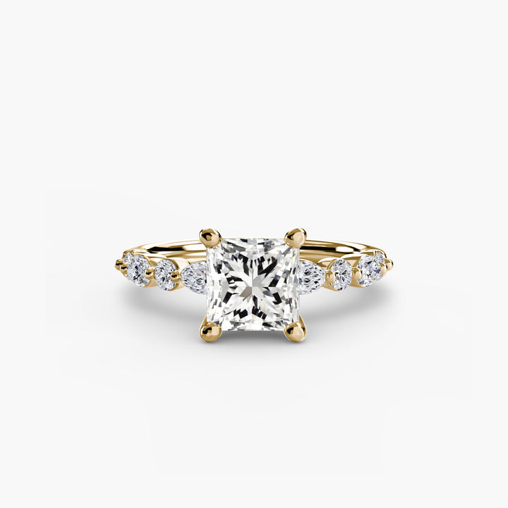 Solitaire With Eternity Pave 2 in setting by 18 KARATS