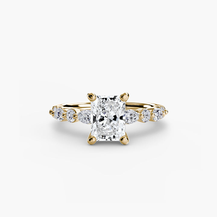 Solitaire With Eternity Pave 2 in setting by 18 KARATS
